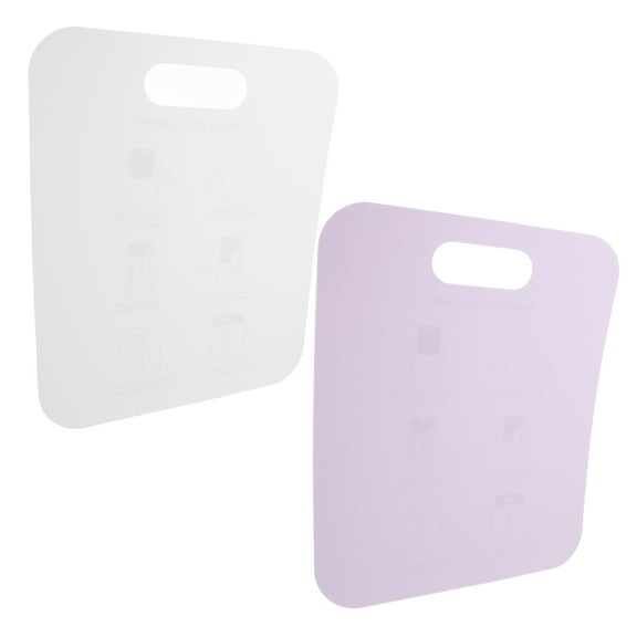 Nicehomfit 2Pcs Anti Wrinkle Shirt Folding Board Clothes Organizer for Drawer Use