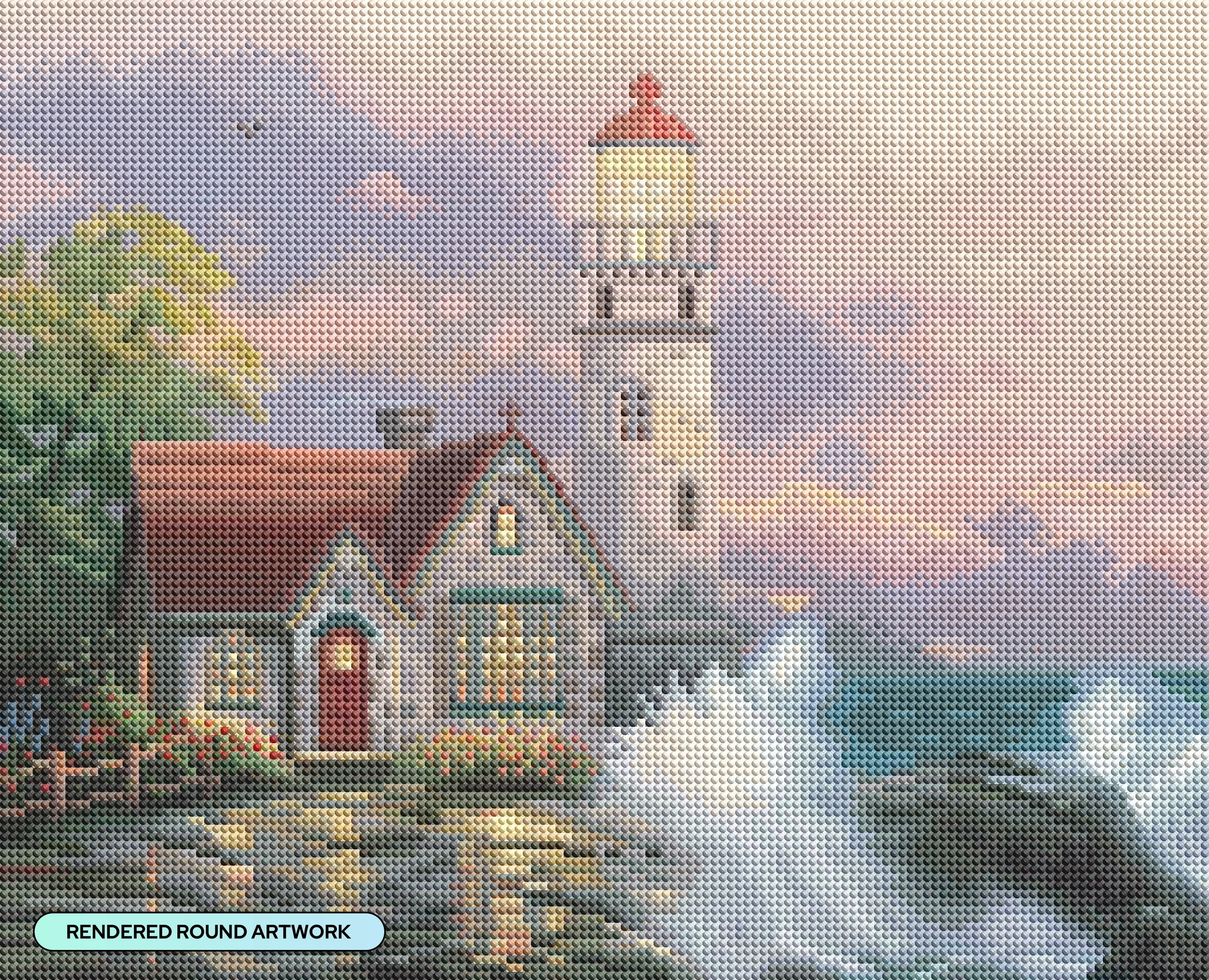 DIAMOND ART CLUB® Beacon of Hope Diamond Painting Kit, Fun DIY