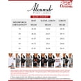thumbnail image 3 of Aleumdr Women's Plus Size Pullover V Neck Long Sleeve Black American Flag Graphic Blouse Tops 4XL, 3 of 8