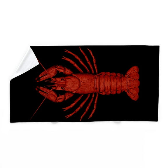 CafePress - Crawfish - Large Beach Towel, Soft 30"x60" Towel with Unique Design