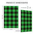 thumbnail image 5 of Kll Buffalo Plaid Green Black Wall Plate,Gloss Finish,Standard Size 1 - 5" X 3", Polycarbonate Thermoplastic,Electric Receptacle Plug Covers, 5 of 8
