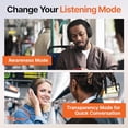 thumbnail image 4 of VOKALEN Hyper Pro Auriculares adaptables con cancelación activa de ruido, auriculares inalámbricos Bluetooth con micrófono, tiempo de reproducción de 60 horas, almohadillas de malla cómodas, audio de, 4 of 5