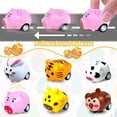 thumbnail image 3 of 6 Pack Prefilled Easter Eggs,2.6*1.9 inch Filled With Cute Animal Toys, for Easter Egg Hunt, Basket Stuffers, Party Favors, Classroom Prizes, Colorful Assorted Easter Decorations., 3 of 7