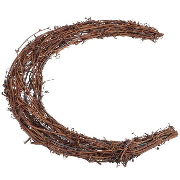 Gymnture Natural Grapevine Wreath for Home Decor, Rustic Craft Supplies for Seasonal and Holiday Decorations