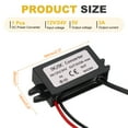 thumbnail image 2 of Uxcell DC 12V/24V to 5V 3A 15W Step Down Converter(Micro USB Straight Connector), 2 of 7