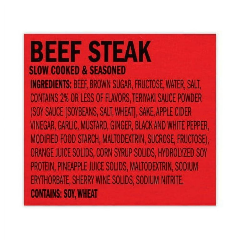 Jumbo Teriyaki Beek Steak, 2 oz, 12/Box, Ships in 1-3 Business Days Jumbo Teriyaki Beek Steak, 2 oz, 12/Box, Ships in 1-3 Business Days