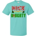 thumbnail image 3 of Inktastic Nice Until Proven Naughty with Holly and Gingerbread Man T-Shirt, 3 of 5