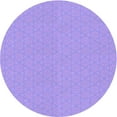 thumbnail image 1 of Ahgly Company Machine Washable Indoor Round Transitional Purple Mimosa Purple Area Rugs, 3' Round, 1 of 7
