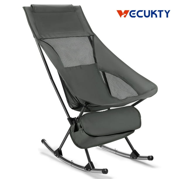Camping Chair, VECUKTY High Back Rocking Chair 240 lbs