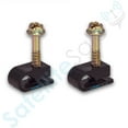 thumbnail image 2 of SatelliteSale Black RG6 Single Cable Grip Mounting Screw Clips 100 CT, 2 of 7