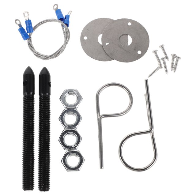 unbranded 1Jgo Cerradura Universal Para De Auto Con Clip De Metal Y Estabilizador Antivibración