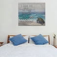 thumbnail image 5 of HFDF Christian Turtle Wall Artspirational Bible Verse Pictures Wall Decor Beach Ocean Canvas Prints Modern Painting Artwork for Bedroom Office Living Room Bathroom Dining Room 10x8inch Framed, 5 of 6