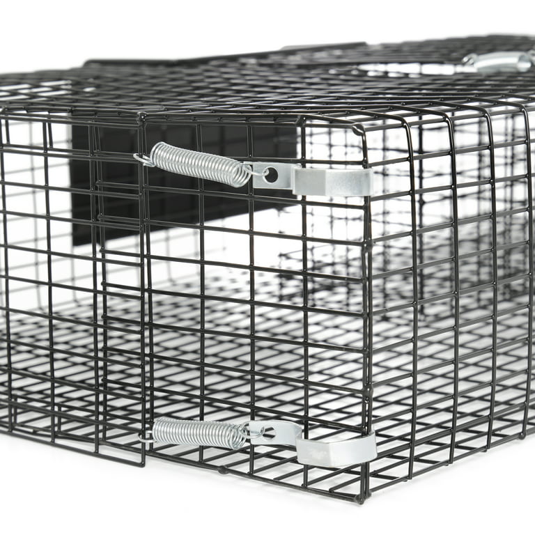 Rugged Ranch CHPTO Chipmunkinator Live Trap Cage - 2 Door Metal Wire -  Recommended for Squirrels - Safer for Pets & Kids - Outdoor Use in the  Animal & Rodent Control department at