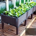 thumbnail image 6 of Lotpreco Plastic Raised Garden Bed Elevated Planter Box W/legs for Indoor And Outdoor Use, 6 of 9