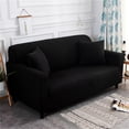 thumbnail image 4 of CUH Funda de sofá elástica en forma de L Loveseat Sillón reclinable de color sólido Funda de sofá lavable Protector de muebles para mascotas Asientos de 1/2/3/4 CUH  Color sólido, 4 of 12