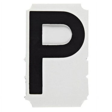 Brady Letter Label,P,PK10 5010-P