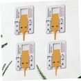 thumbnail image 4 of Generic 4pcs Yellow Tire Tread Depth Gauge Set Plastic Portable Calibrated, 4 of 6