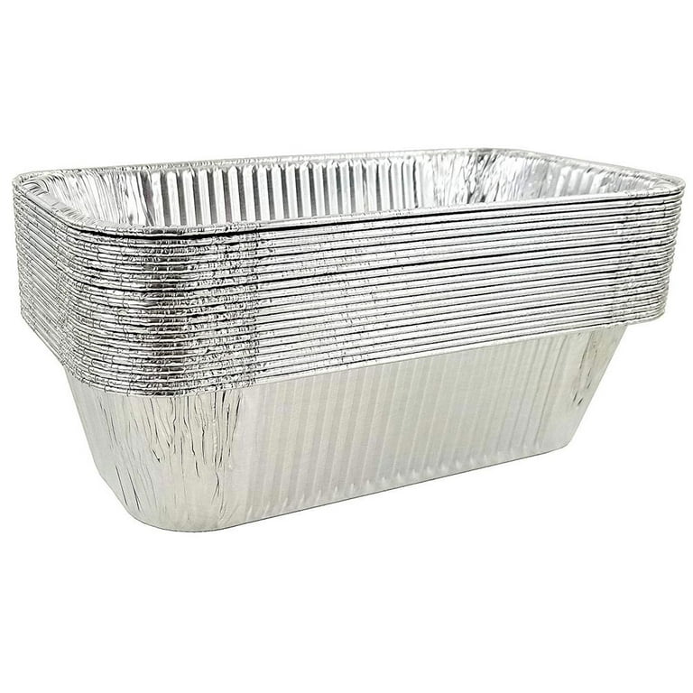 Disposable Grill LNYZQUS 30oz Aluminum Pans With Lids 20 Pack