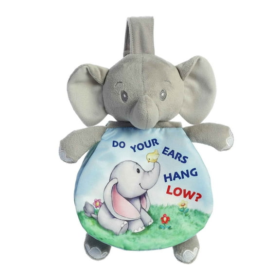 ebba - Small Gray Story Pals - 9" Do Your Ears Hang Low - Engaging Baby Stuffed Animal