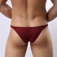 thumbnail image 1 of Vedolay Brief For Men Men Stretchy Underwear Bikini Comfort T-Back Solid Pouch Panites,Red L, 1 of 4