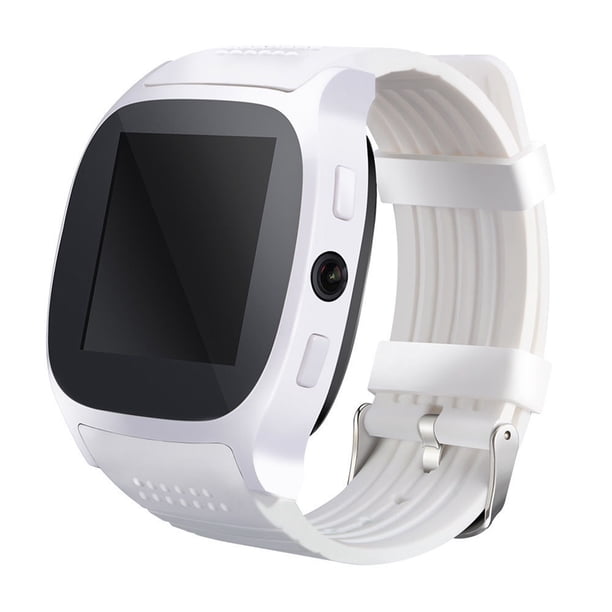 Methold Reloj inteligente T8 compatible con Bluetooth, reloj de deportivo con pantalla táctil LCD de 1,58 pulgadas, rastreador de actividad Relojes inteligentes Blanco