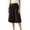Black, variant on Nkmbld Capris Pants for Women Women's Drawstring Solid Casual High Waisted Wide Leg Pants Elastic Waist Walking With Pockets Pants