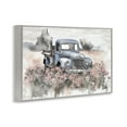 thumbnail image 4 of Stupell Industries Pickup in Floral Meadow Transportation Painting Gray Framed Art Print Wall Art, 24 x 16, 4 of 10