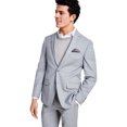thumbnail image 1 of bar III Mens Skinny-Fit Sharkskin Two Button Blazer Jacket, Grey, 36 Short, 1 of 1