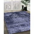 thumbnail image 3 of Ahgly Company Machine Washable Indoor Square Industrial Modern Periwinkle Purple Area Rugs, 7' Square, 3 of 7