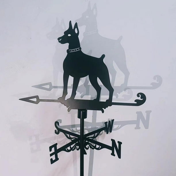 Veleta de hierro CUTICAT para tejado Indicador de dirección decoración de patio