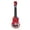 Red, variant on Beginner Ukulele Toy For Children Red Plastic Guitar Style Sound Making Portable Learning Musical Instrument Toy Ukulele Toy Red