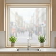 thumbnail image 2 of REGALWOVEN Frosted Window Privacy Film, Non Adhesive Static Cling Glass Stickers Sun Control Door Covering Decals for Home Matte Silver 39.4 x 23.6 Inch, 2 of 7