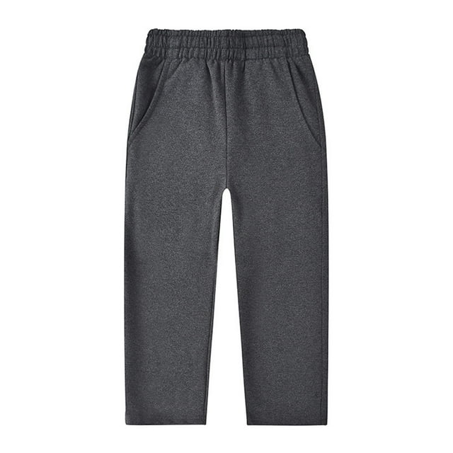 Boys Baggy Sweatpants Boys Jogger Pants with Pockets Adjustable Drawstring Kids Uniforms for Boys Boys Back To School Clothes Kids Boys Sweatpants Size 9-10 Years