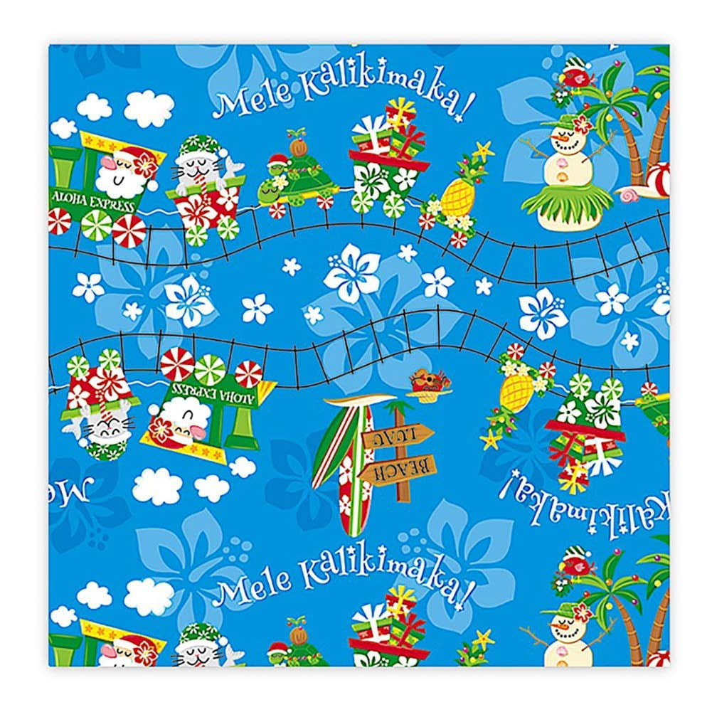 Hawaiian Christmas Wrapping Paper 