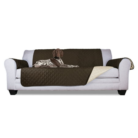UPC: 0815181029289 | FurHaven Pet Products Reversible Sofa Furniture Protector – Espresso/Clay  Sofa