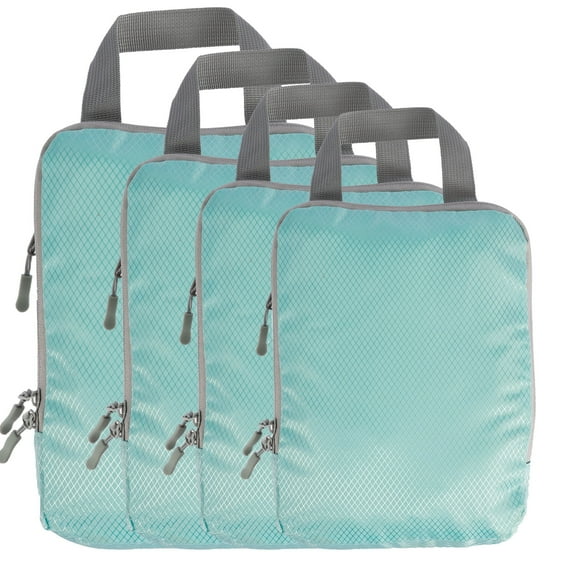 4Pcs Packing Cubes for Luggage,Travel Packing Organizers Resistant Luggage Packing Organizers Portable Travel Storage Bag Lightweight Compression Packing Cubes Suitcase Organizer Cube