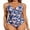 Printed, variant on Asoul Women's Strappy V Neck One Piece Swimsuits Tummy Control Side Ruched Bathing Suits Criss Cross Monokini Swimwear