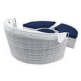 thumbnail image 6 of Modway Scottsdale Canopy Sunbrella® Outdoor Patio Daybed in Light Gray Navy, 6 of 9