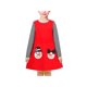 thumbnail image 1 of Vestido de Niña Camisa Roja Larga Snowman a Rayas Navidad Casual Algodón Comodidad 3 Años, 1 of 5