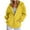 Yellow, variant on larppty Womens Y2K Solid Color Zipper Hoodie Long Sleeve Sweatshirt Casual Tops Oversized Vintage Streetwear (Mint Green, 3XL)