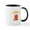White/Black Inside, variant on CafePress - Snoopy Happy Halloween - 11 oz Ceramic Mug - Novelty Coffee Tea Cup