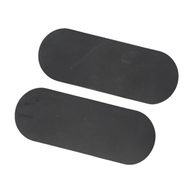 Paquete de 2 protectores de aro para bombo con respaldo automático, multifuncionales, resistentes, de silicona negra