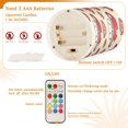 thumbnail image 4 of Flickering Flameless LED Candles set of 2 Battery Operated 18-Key Remotes Timer Halloween Fall Decor Cute Lovely Mushrooms D3''xH4''5'', 4 of 7