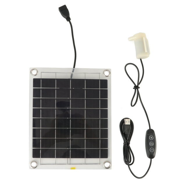 W Solar Panel Water Pump Kit,Solar Water Pump Kit Monocrystalline Silicon Solar Panel Pump Kit Double Sided Solar Panel Pump Kit Built for Precision