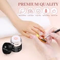 thumbnail image 5 of Saviland Nudes Pink Builder Nail Gel Kit - 30ML Hard Strengthener Gel Nail Extension with Air Cushion Design, Nail Forms and Acrylic Nail Brush, 5 of 7