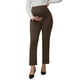 thumbnail image 1 of Pantalones de maternidad INSPIRE CHIC para mujeres, de trabajo, sobre la barriga, de cintura alta, para oficina, pantalones de embarazo con bolsillos, L verde, 1 of 6