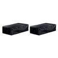 thumbnail image 2 of Ruiboury Table Cover Outdoor Billiards Table Dust And Dirt Black Durable Polyester black 2Set, 2 of 6