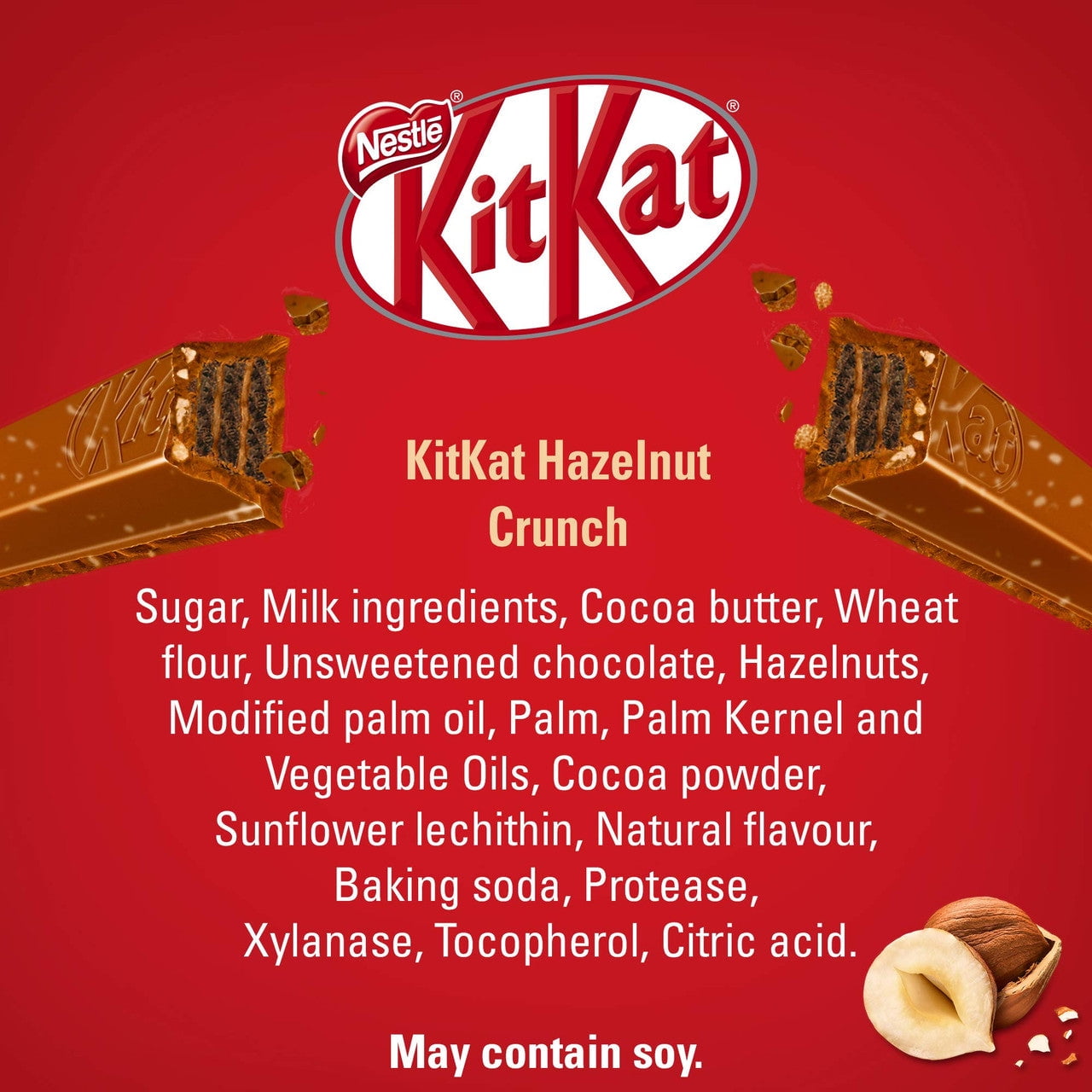 Kit Kat Hazelnut 4ST 166g - | Lebensmittel On - View #8