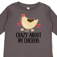 thumbnail image 4 of Inktastic Cute Chicken Farming Boys or Girls Long Sleeve Toddler T-Shirt, 4 of 5