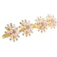thumbnail image 5 of KAIYANG Juego de 6 anillos para servilletas con diseño de flores, perlas y diamantes de imitación, para bodas, fiestas, color dorado, 5 of 5